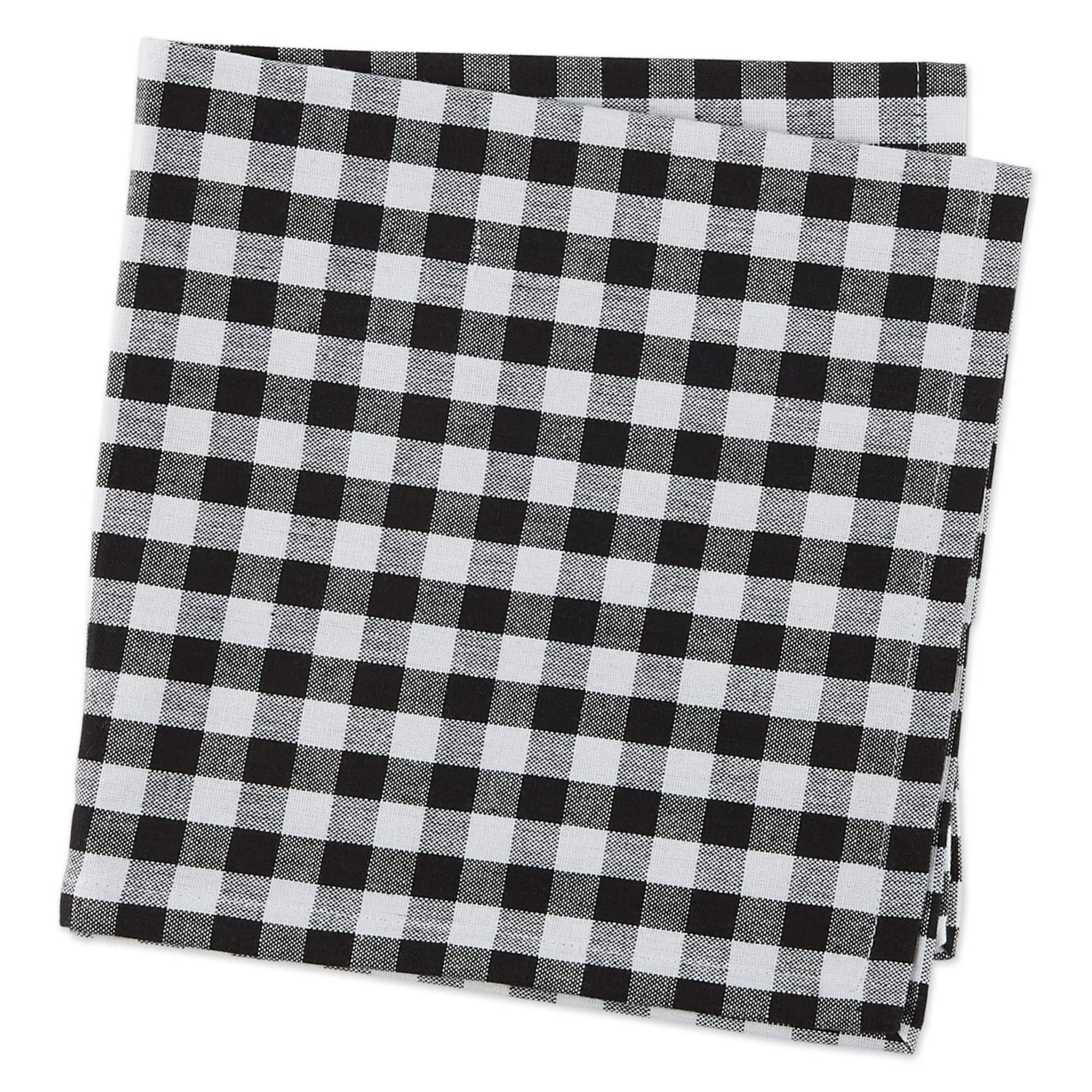DII® Black & White Gingham Napkin, 4ct.